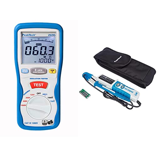 Voltmètre PeakTech 2695 pour localiser une panne de circuit et tester la continuité LED