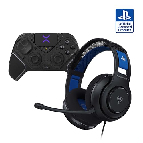 Image of Bundle of Turtle Beach Atlas 200 Wired Gaming Headset Officially Licensed for PS5 & PS4 - Black + Victrix Pro BFG Reloaded Wireless Gaming Controller Officially Licensed for PS5, PS4, PC