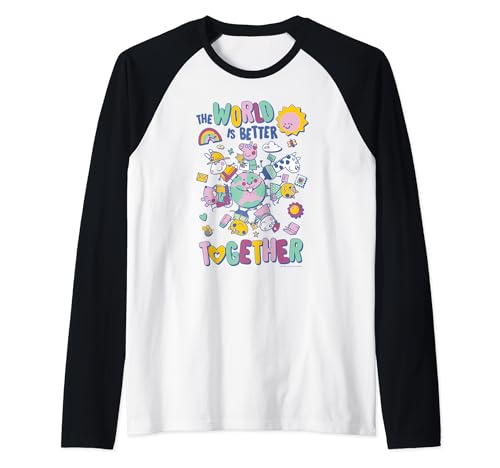T-shirt baseball Peppa Pig vêtement enfant manches raglan t-shirt imprimé