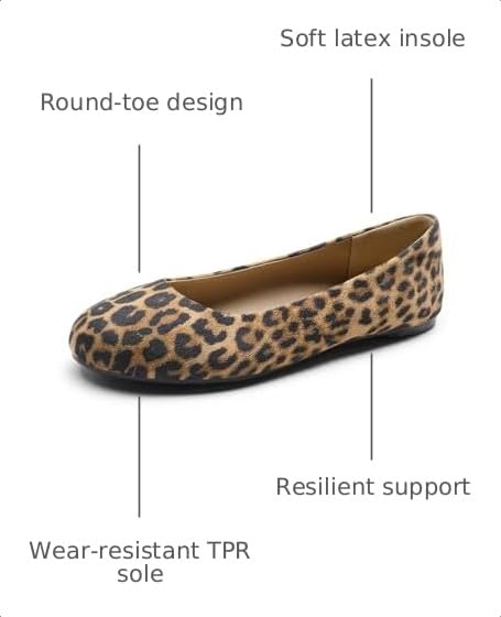 Image of DREAM PAIRS Women's Sole-Simple Ballerina Walking Flats Shoes