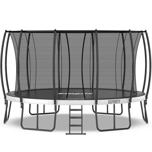 BSPORTY 14FT Trampoline with W-Legs