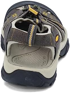 KEEN Men's Newport H2 Closed Toe Water Sandals, Raven/Aluminum, 8 | Image 4