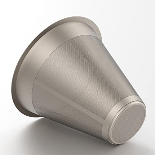 Tiandlife Pour Over Coffee Dripper Titanium Slow Drip Coffee Filter Metal Cone Paperless Reusable Single Cup Coffee Maker 1-2 Cup With Non-Slip Cup Stand (Coffee Filter With Stand) #TOP7