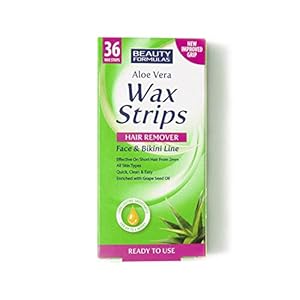 Beauty Formulas hair removal wax strips – Face & Bikini Line by Beauty Formulas