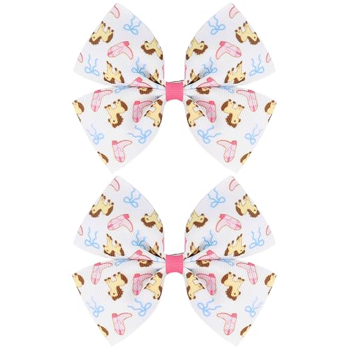 Pinzas para cabello Ahoney Western Cowgirl 3.5 pulgadas miniatura 6