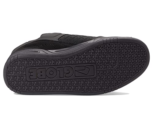 Image of Globe Mens Fusion Skate Shoes, Black /Gunmetal /Grey, 12 UK