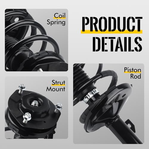 KUSATEC Front Pair Complete Struts Shock Absorber 171491 171490 by KUSATEC - Used condition - Image 3