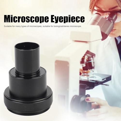 Objectif de microscope YWBL-WH en alliage d'aluminium durable avec oculaire 2X M42 - 2