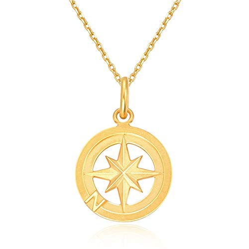 Collier COM femme or jaune 18k et charmes marins le cadeau idéal pour marquer un grand moment