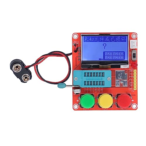 Image of T4 MINI Z DIY Transistor Tester PCB with 9V Diode Triode Capacitance Meter, DDS Waveform Generator, PWM Output, Frequency Meter, Infrared Decoding Function, and 12864 LCD Graphic
