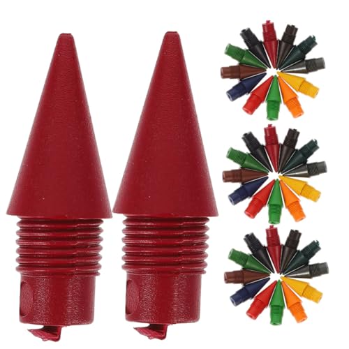 DOITOOL Everlasting Pencil Tips 48pcs Graphite Pencil Nibs Inkless Writing Easy to Use for Students Office Workers