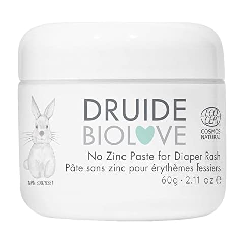Druide Biolove | Baby Nappy Balm for Diaper Rash | Ecocert Certified Organic & Natural Protection with Calming Chamomile, Healing Calendula, Soothing Shea Butter for Dry, Sensitive Skin, 60 g Cover