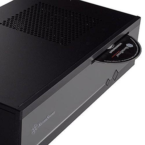 SilverStone SST-ML05B - Cabinet Milo per Slim HTPC formato Mini-ITX , Silent, nero