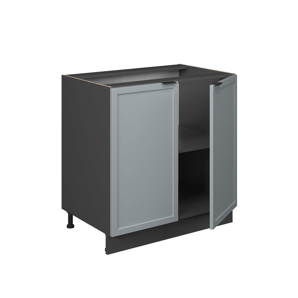 Vicco Mobile lavello cucina Fame-Line, Blu-grigio chiaro, 80 cm