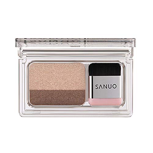 2 Colors Professional Sweep Eyeshadow Palette Makeup Colour Richer Dual Effects Shimmer Eye Shadow Makeup Palette Kit (Multicolor G)