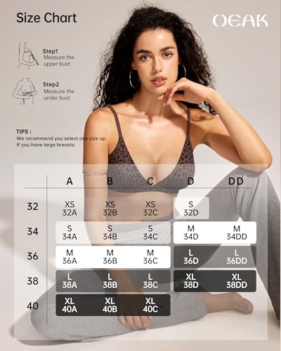 Image of OEAK Women Triangle Unlined Bra Wireless Pull On Plunge Bras