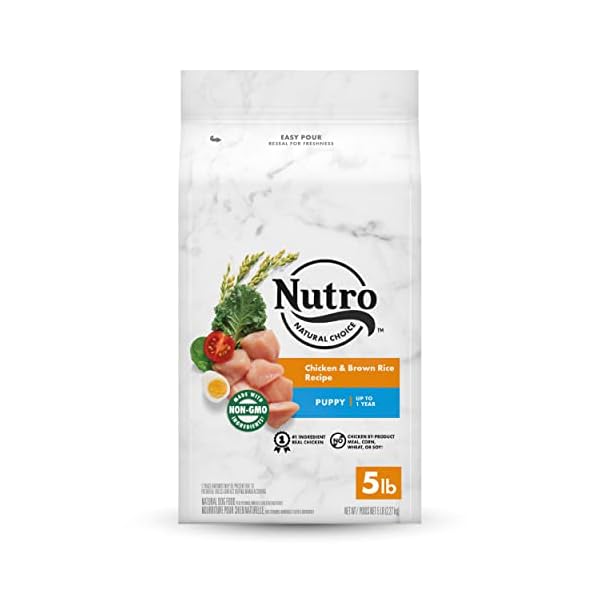 Nutro Wholesome Essentials Puppy Dry Dog Food Farm-Raised Chicken, Brown Rice & Sweet Potato Recipe, 5 Lb. Bag Nutro Wholesome Essentials Puppy Dry Dog Food Farm-Raised Chicken, Brown Rice & Sweet Potato Recipe, 5 Lb. Bag