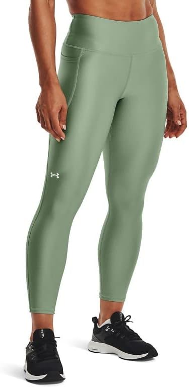 Under Armour Womens Fitted Movement Ankle Silica Green Leggings (M)