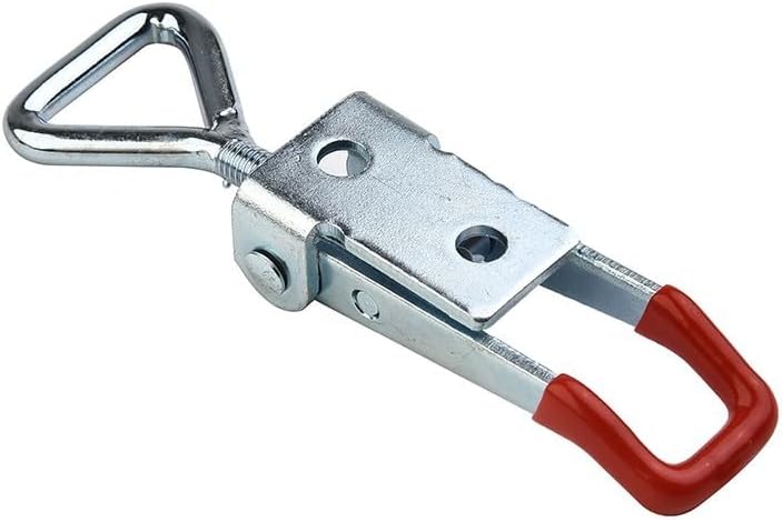 2-Pack Galvanized Iron Latch Hasp and Staple, 100kg Holding Chest Locks Trunk Hardware for Tool Box Clasps Case Latches, 90x27mm