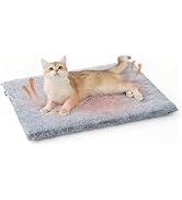 Bedsure Self Warming Cat Bed Mat,Small Pet Extra Warm Self Heating Cat Pad | 24X18" Thermal Dog C...