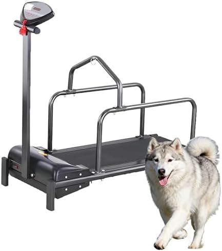 Dog Treadmill for Medium Dogs,Pet Running Machine,Dog Treadmill for Large Dogs,Speed ​​Range 0.8-6 Km/H, with Display Screen, Load Capacity 176 Pounds,for Dogs
