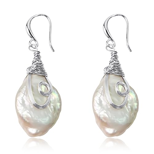 NORVIT Baroque Keshi Pearl Dangles