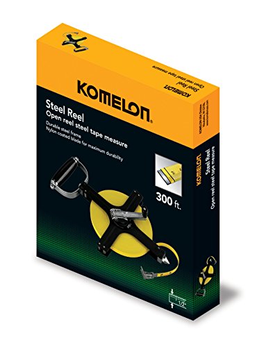 Kit de cintas métricas Komelon acero 300 y 100 pies miniatura 3