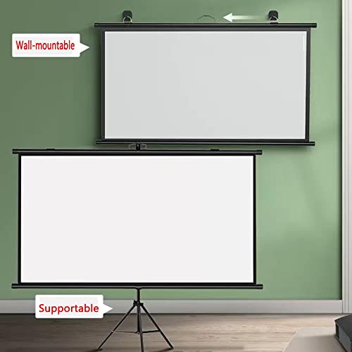 Pantalla portátil de proyector con trípode 60 pulgadas 16:9 miniatura 2