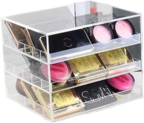 PVTK�����A�N�������R�X�����[ 2�i�����o�� �A�C�V���h�E/�p�E�_�[/�N�b�V�����t�@���f�Ή� �N���A���[�{�b�N�X ���h���b�T�[���� �h�o �ȃX�y�[�X �d�؂�t�� ��e�� ���ϕi���[�P�[�X (3�K�ł�)