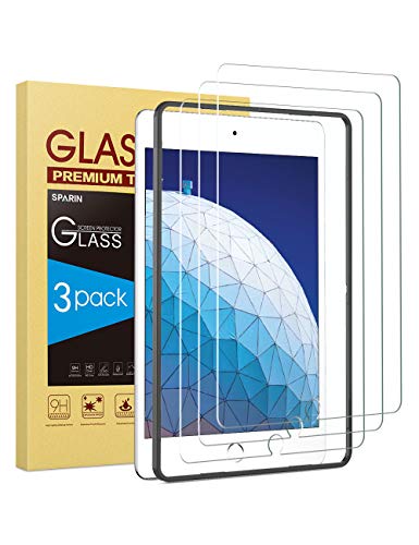 Screen Protector for iPad Air 3, [3 Pack] SPARIN 9H Premium Tempered Glass
