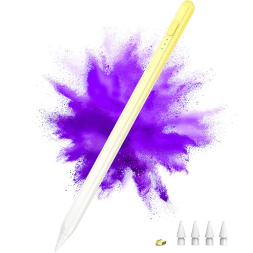 Image of DEGGE Stylus Pen for iPad 2018-2025, 15Mins Fast Charge for Apple Pencil, Palm Rejection, Compatible with iPad A16 11 /10 /9 /8 /7 /6, iPad Pro M5 /M4 /12.9 inch /11 inch, iPad mini 7 /6 /5, iPad Air M3 /M2 /5 /4 /3