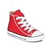 Converse Chuck Taylor All Star Seasonal Canvas High Top Sneakers Red White Mens 10.5