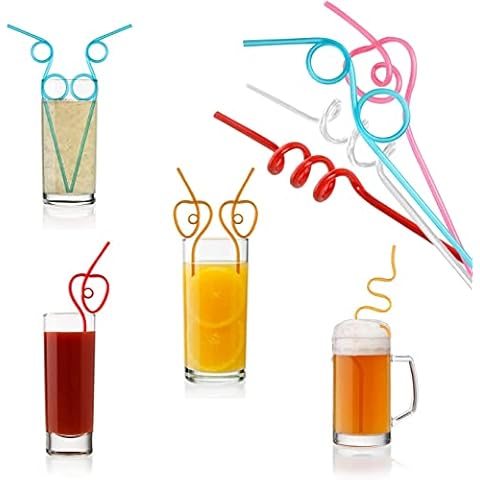 Silly Straws Colourful Reusable Party Straws Cover