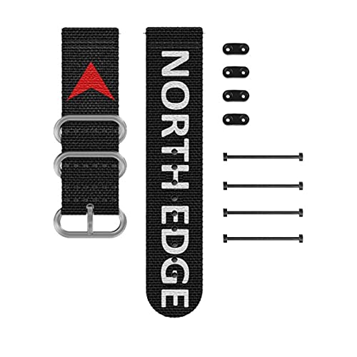 READY MART - Watchbands - North Edge Band For APACHE RANGE ALTAY GAVIA 24MM Nylon soft Breathable Replacement Strap Sport Loop For North Edge Brand (For ALTAY RANGE 24mm)