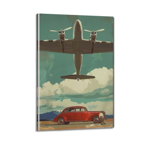 Affiches murales esthétiques Air-Travel-Dream_01 sur toile de décoration pour chambre 30x45cm