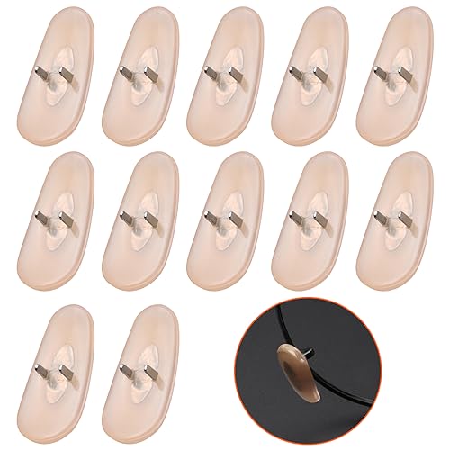 Image of Clear Soft Silicone Replacement Nose Pads for Ray-Ban Aviator RB3025 /RB3026 /RB3030 /RB3211 /RB3362 /RB3445 /RB4175