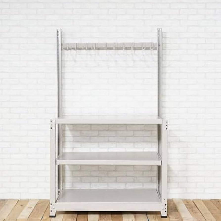 Amazon｜スチールラックのキタジマ 衣類収納棚 幅90×奥行45×高さ