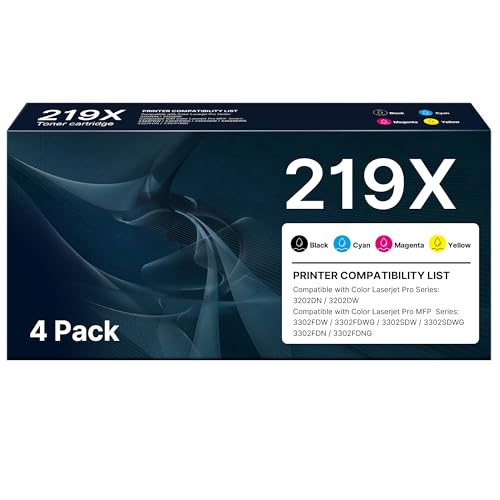 Toner HP 219X W2190A avec puce pour le télétravail productif
