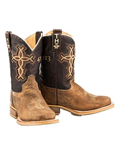 Tin Haul Boys' I Believe Western Boot Square Toe - 14-018-0007-0775 Ta2