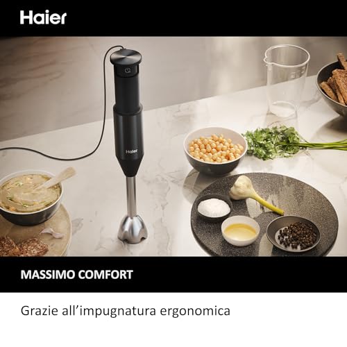 Haier HHB5B2 011 0,9 L Frullatore ad immersione 1000 W Nero 3 Haier HHB5B2 011 0,9 L Frullatore ad immersione 1000 W Nero