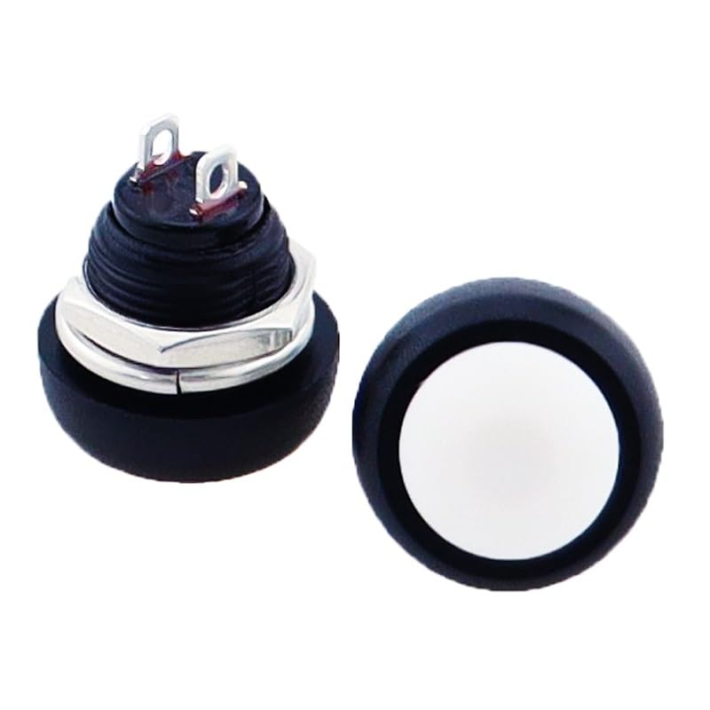 Bouton-poussoir de rechange PBS-33b interrupteur 12V étanche pour réparer klaxon et alarme