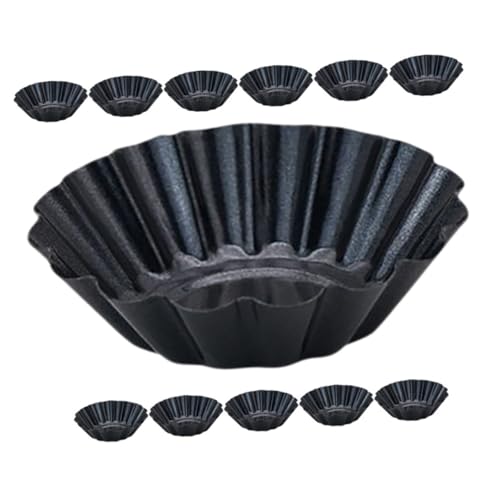SOIMISS 12 Moldes Para Tartaletas De Huevo Moldes Para Tartaletas De Huevo Moldes Para Muffins Mini Moldes Reutilizables Herramientas Para Hornear Reutilizables Molde Para Tartas