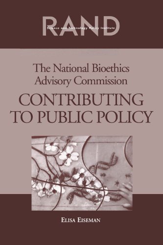 The National Bioethics Advisory Commission: Contributing to Public Policy