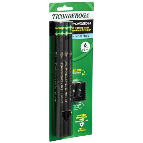 Ticonderoga DIX22506 Dixon Tri-Conderoga Triangular Black Woodcase thumb #6