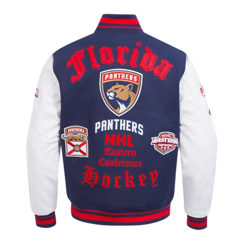 Image of Pro Standard Mens NHL Old English Varsity Jacket