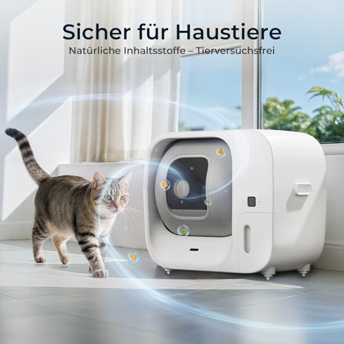 Amicura Geruchsentfernungsriegel nur Anwendbar für Amicura Cura 3 Katzentoilette, MSDS-Zertifizierte Sichere Desodorierung, Bis zu 90 Tage Geruchskontrolle(3 Stück), Sicher für Haustiere