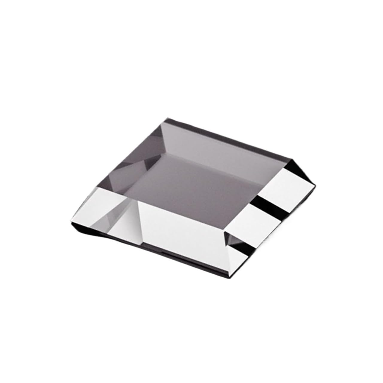 LQZAXSRDR Clear Acrylic Display Block, Clear Solid Polished Acrylic Display Block Stand Beveled Trapezoidal Multiple Sizes(18x18)