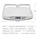 Digital Scales Food,Kitchen Food Scales Digital Baby Scale Electronic Baby Weighing Scale Pet Scale Infant Weight Scale with 35-70CM Foldable Height Ruler Max Weighi