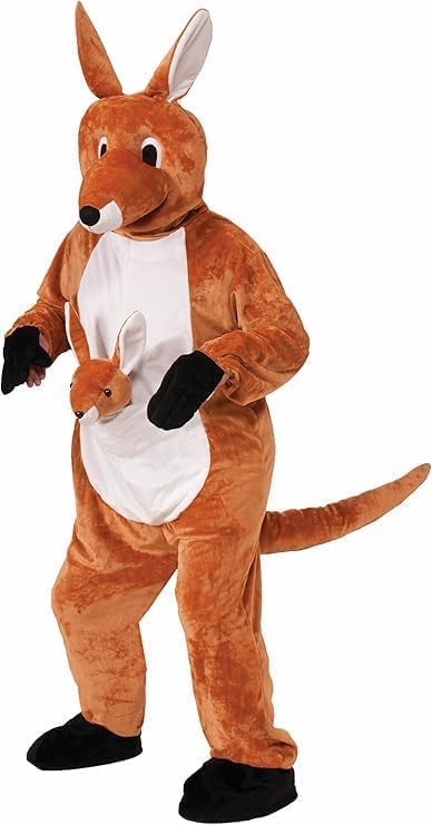 Deluxe Plush Kangaroo Mascot Adult Party Adult Sized Cosplay Kangaroo Mascot Costumes