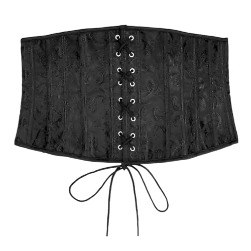 Boland 81039 - Corsé Victoria elástico, talla M/L, corpiño para disfraces, accesorios, cinturón ancho para Carnaval o fiestas temáticas
